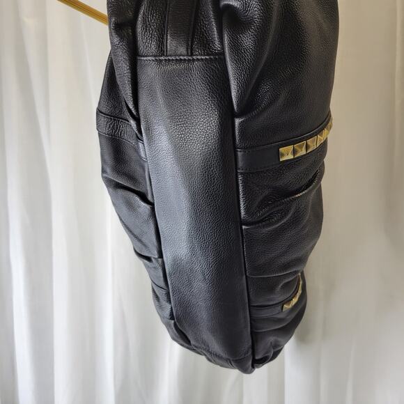 Fenn Wright Manson Large Black Leather Hobo with Bronze Hardware - Picture 5 of 13